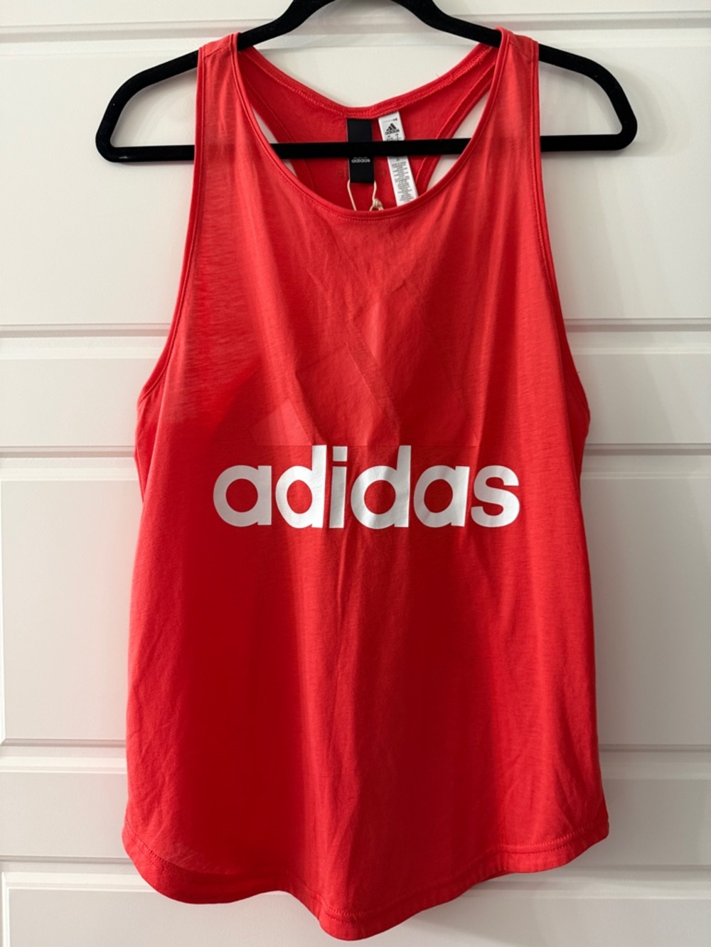 adidas Red Logo Athletic Tank